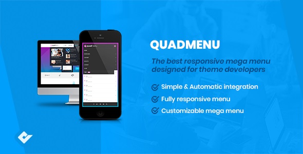 QuadMenu – Themes Developer Mega Menu Preview Wordpress Plugin - Rating, Reviews, Demo & Download