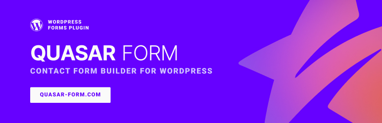 Quasar Form Free – Contact Form Builder Plugin for Wordpress Preview - Rating, Reviews, Demo & Download