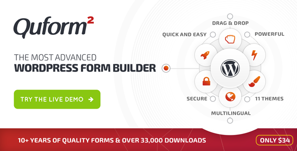 Quform – WordPress Form Builder Preview - Rating, Reviews, Demo & Download