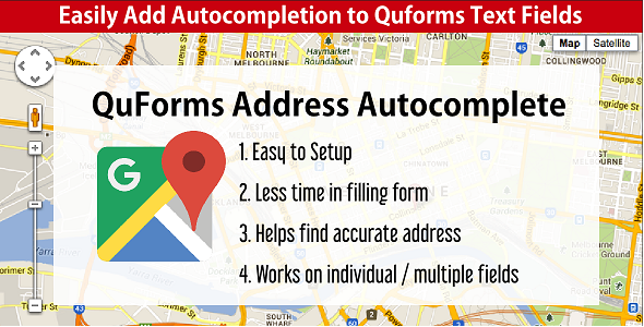 QuForms Address Autocomplete Preview Wordpress Plugin - Rating, Reviews, Demo & Download