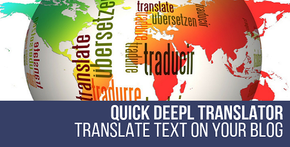 Quick DeepL Translator WordPress Plugin Preview - Rating, Reviews, Demo & Download