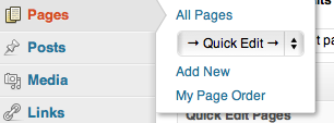 Quick Edit Page Popup Menu Preview Wordpress Plugin - Rating, Reviews, Demo & Download