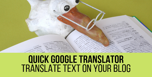 Quick Google Translator Plugin For WordPress Preview - Rating, Reviews, Demo & Download