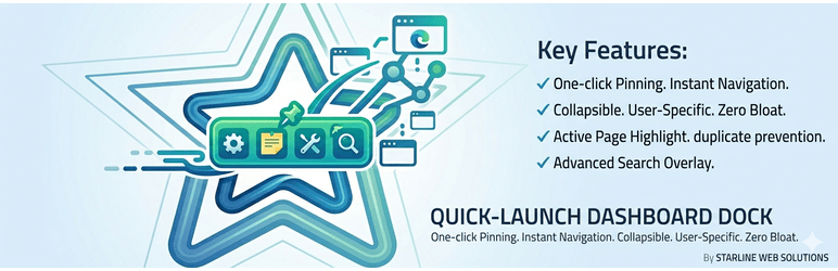 Quick-Launch Dashboard Dock Preview Wordpress Plugin - Rating, Reviews, Demo & Download