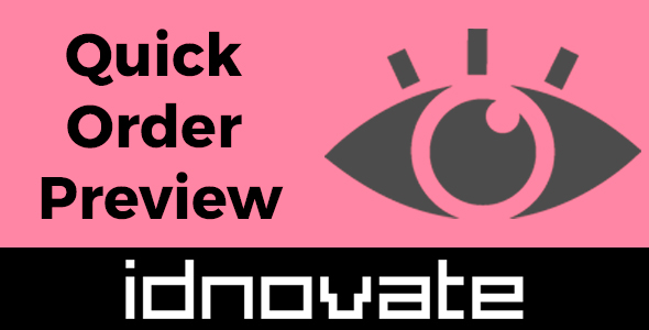 Quick Order Preview For WooCommerce Preview Wordpress Plugin - Rating, Reviews, Demo & Download