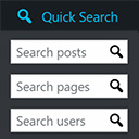 Quick Search WP & Woo-Admin