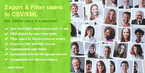Quick User Export & Filter Preview Wordpress Plugin - Rating, Reviews, Demo & Download