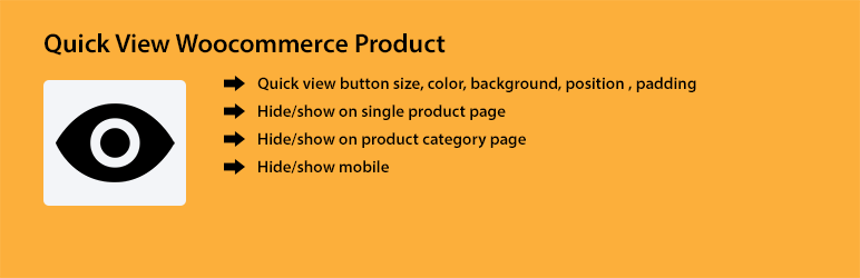 Quick View Woocommerce Product Preview Wordpress Plugin - Rating, Reviews, Demo & Download