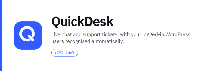 QuickDesk Preview Wordpress Plugin - Rating, Reviews, Demo & Download