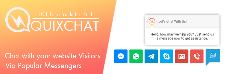 QuixChat – Live WP Chat & Customer Support System Preview Wordpress Plugin - Rating, Reviews, Demo & Download