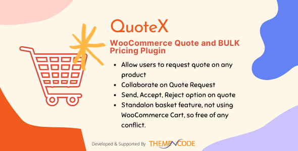 QuoteX – WooCommerce Request A Quote Preview Wordpress Plugin - Rating, Reviews, Demo & Download