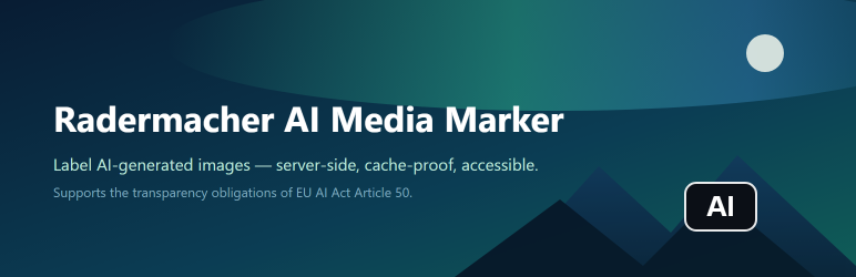 Radermacher AI Media Marker Preview Wordpress Plugin - Rating, Reviews, Demo & Download