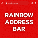 Rainbow Address Bar