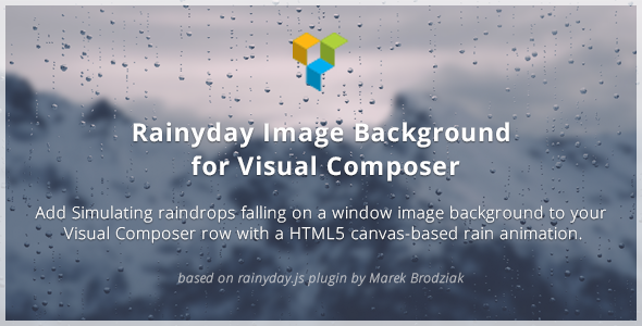 Rainyday Image Background For Visual Composer Preview Wordpress Plugin - Rating, Reviews, Demo & Download