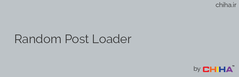 Random Post Loader Preview Wordpress Plugin - Rating, Reviews, Demo & Download