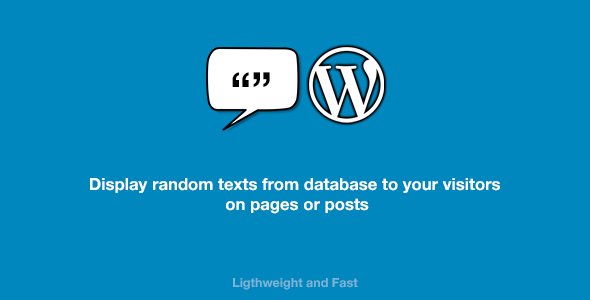 Random Quotes Preview Wordpress Plugin - Rating, Reviews, Demo & Download