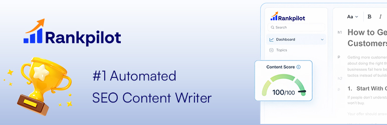 Rankpilot Preview Wordpress Plugin - Rating, Reviews, Demo & Download