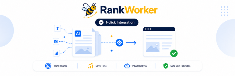 RankWorker Preview Wordpress Plugin - Rating, Reviews, Demo & Download
