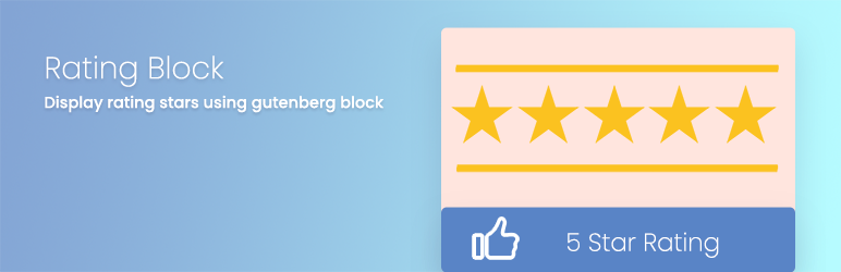 Rating Block Preview Wordpress Plugin - Rating, Reviews, Demo & Download