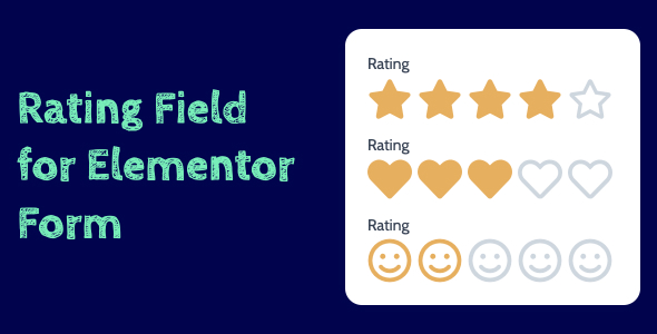 Rating Field For Elementor Form Preview Wordpress Plugin - Rating, Reviews, Demo & Download