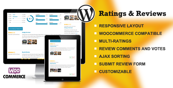 Ratings & Reviews Plugin For WordPress Preview - Rating, Reviews, Demo & Download