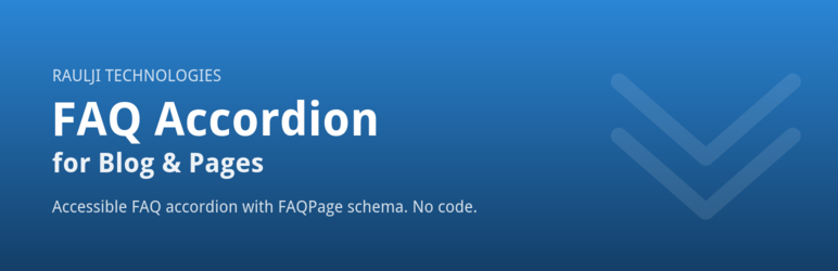 Raulji FAQ Accordion For Blog & Pages Preview Wordpress Plugin - Rating, Reviews, Demo & Download