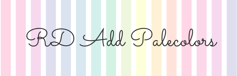 RD Add Palecolors Preview Wordpress Plugin - Rating, Reviews, Demo & Download