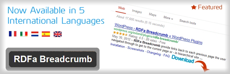 RDFa Breadcrumb Preview Wordpress Plugin - Rating, Reviews, Demo & Download