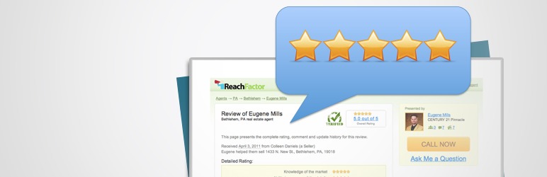ReachFactor Wordpress Plugin Preview - Rating, Reviews, Demo & Download