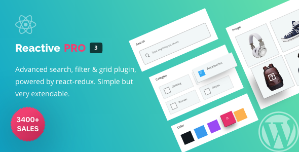Reactive Search Pro – Advanced WordPress Search & Filter Plugin With Map Grid Preview - Rating, Reviews, Demo & Download