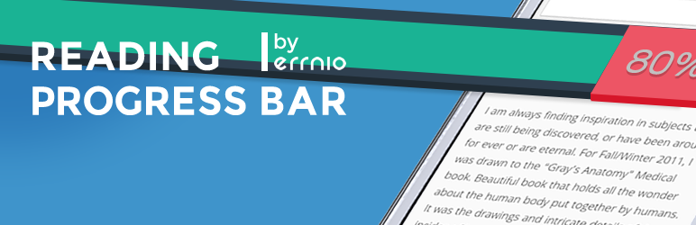 Reading Progress Bar By Errnio Preview Wordpress Plugin - Rating, Reviews, Demo & Download