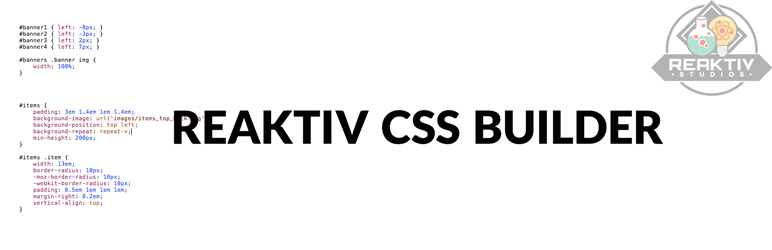 Reaktiv CSS Builder Preview Wordpress Plugin - Rating, Reviews, Demo & Download