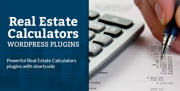 Real Estate Calculators – Wordpress Plugin Preview - Rating, Reviews, Demo & Download