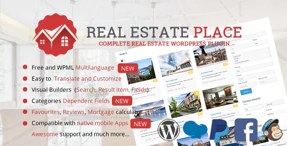 Real Estate Portal Plugin for Wordpress Preview - Rating, Reviews, Demo & Download
