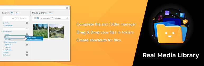 Real Media Library: Media Library Folder & File Manager Preview Wordpress Plugin - Rating, Reviews, Demo & Download