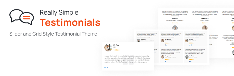 Really Simple Testimonials Preview Wordpress Plugin - Rating, Reviews, Demo & Download