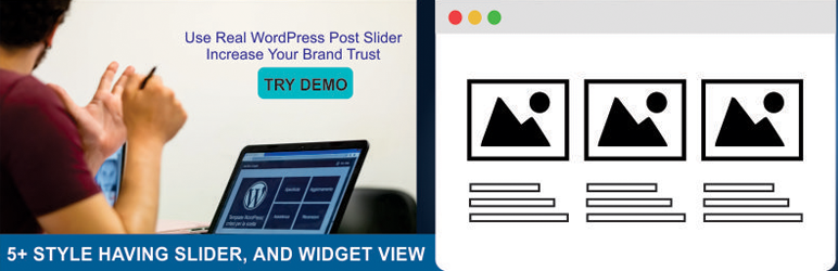 Recent Posts Slider With Widget Preview Wordpress Plugin - Rating, Reviews, Demo & Download
