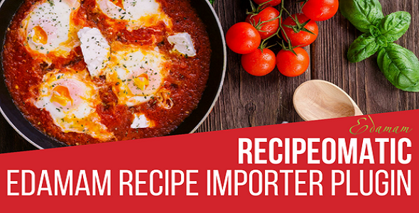 Recipeomatic Automatic Recipe Post Generator Plugin For WordPress Preview - Rating, Reviews, Demo & Download