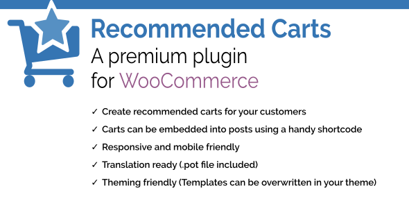 Recommended Carts For WooCommerce Preview Wordpress Plugin - Rating, Reviews, Demo & Download