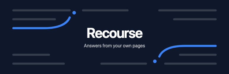 Recourse – AI Chatbot For Customer Support Preview Wordpress Plugin - Rating, Reviews, Demo & Download