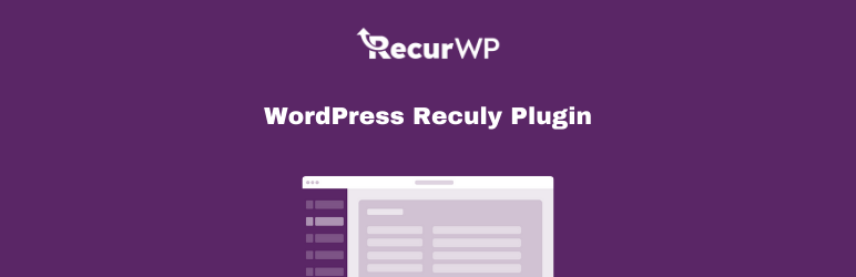 RecurWP – WordPress Recurly Payment Gateway Preview - Rating, Reviews, Demo & Download