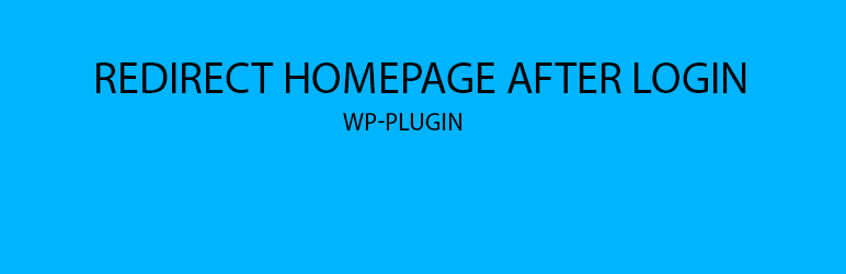 Redirect Homepage After Login Preview Wordpress Plugin - Rating, Reviews, Demo & Download
