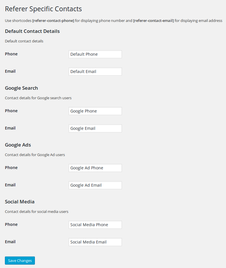 Referer Specific Contact Preview Wordpress Plugin - Rating, Reviews, Demo & Download