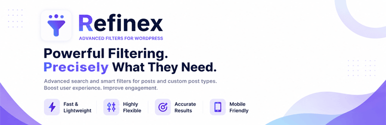 Refinex Preview Wordpress Plugin - Rating, Reviews, Demo & Download