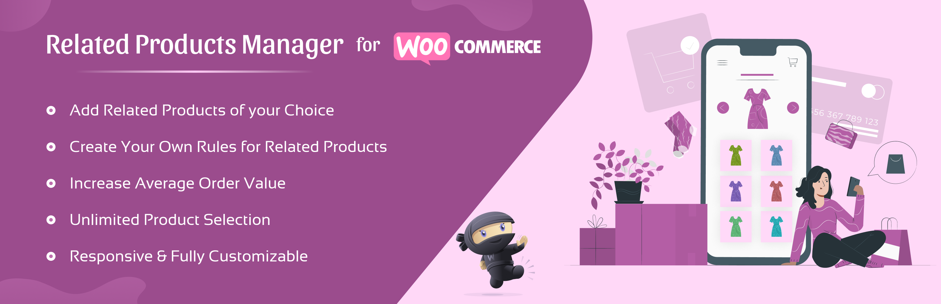 Related Products Manager For WooCommerce Preview Wordpress Plugin - Rating, Reviews, Demo & Download