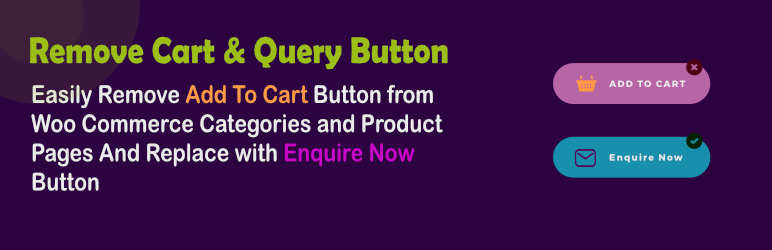 Remove-cart-and-query-button Preview Wordpress Plugin - Rating, Reviews, Demo & Download