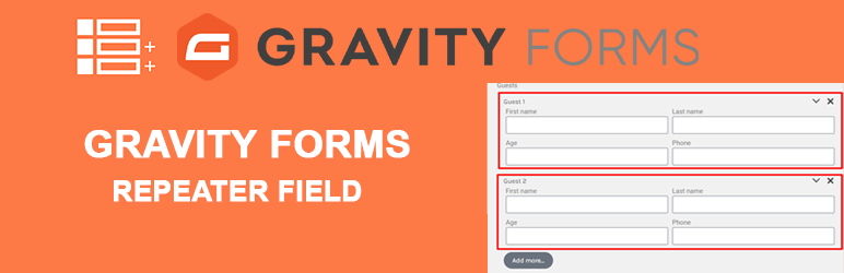 Repeater Fields For Gravity Forms Preview Wordpress Plugin - Rating, Reviews, Demo & Download