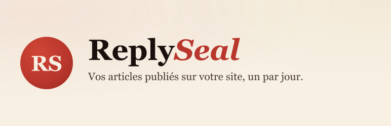 ReplySeal Preview Wordpress Plugin - Rating, Reviews, Demo & Download