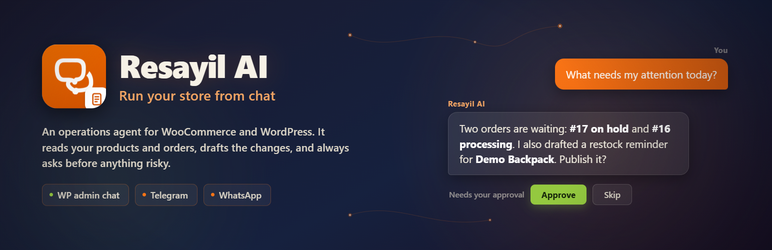Resayil AI Preview Wordpress Plugin - Rating, Reviews, Demo & Download