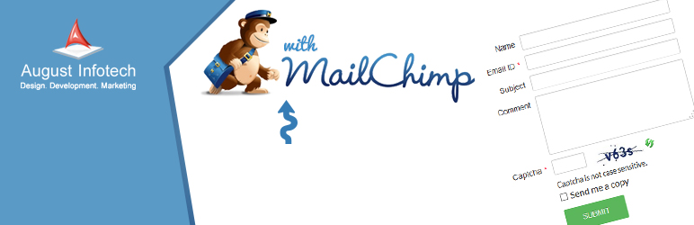 Responsive Contact Form Mailchimp Extension Preview Wordpress Plugin - Rating, Reviews, Demo & Download